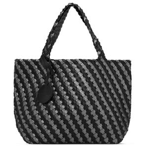 Ilse jacobsen Reversible Tote bag BAG06C - 1718 Black Gun metal | Black Gun metal