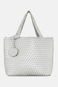 Ilse jacobsen Reversible Tote Bag BAG08 M - 030710 Moonstruck Silver | Moonstruck Silver