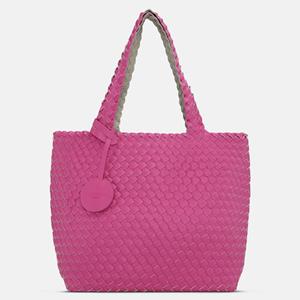 Ilse jacobsen Reversible Tote Bag BAG08 M - 399151 Azalea Pink Sand | Azalea Pink Sand