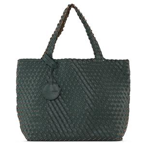 Ilse jacobsen Reversible Tote bag BAG08 M - 492724 Beetle Dark Green Metallic | Beetle Dark Green Metallic