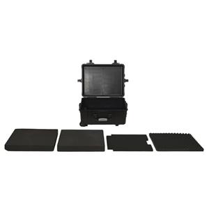 vidaXL Flightcase op wieltjes 58x45x27 cm PP zwart