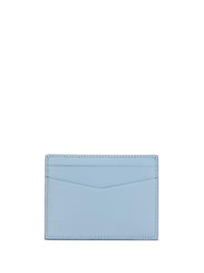 Marni logo-print leather cardholder - Blauw