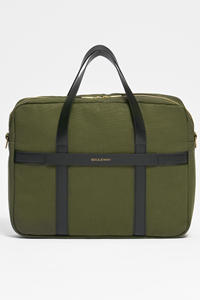 Souleway Damen vegan Laptop Bag Dark Olive