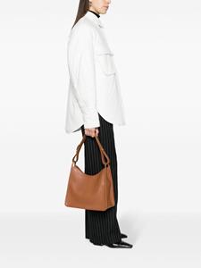 Longchamp Terreno leren hobo tas - Bruin