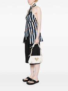 PINKO Classic 520 leren schoudertas - Beige