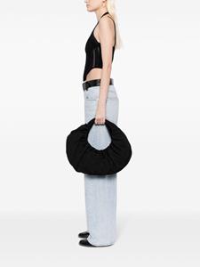 Alexander Wang Crescent schoudertas met ruche - Zwart