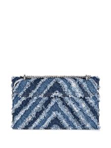 Philipp Plein Schoudertas met doodskopapplicatie - Blauw