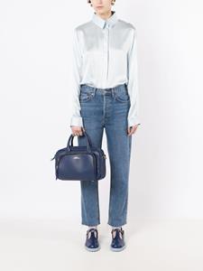Sarah Chofakian Christie leren tas - Blauw