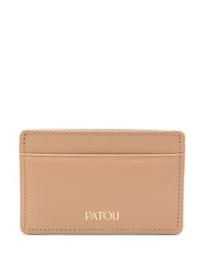 Patou JP leren pasjeshouder - Beige
