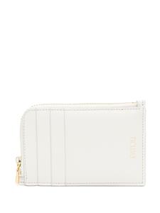 Patou Leren pasjeshouder met logoprint - Beige