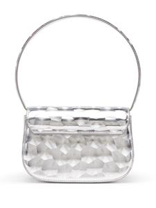 Diesel 1DR mirrored shoulder bag - Zilver