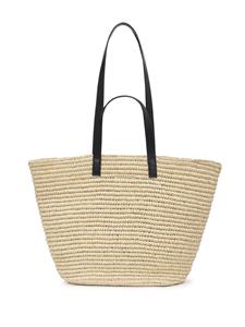 ANINE BING Palermo raffia shopper - Beige