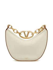 Valentino Garavani VLogo Moon kleine schoudertas - Beige