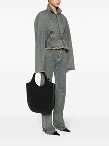Courrèges Holy leren shopper - Zwart
