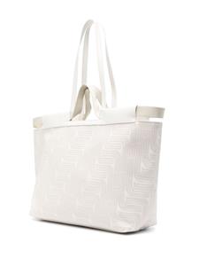 Lancel Shopper met logo-jacquard - Beige