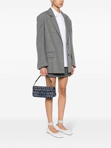 Valentino Garavani Locò Toile Iconographe denim schoudertas - Blauw