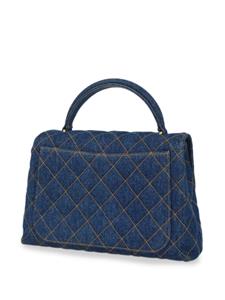 CHANEL Pre-Owned 1997 Kelly denim shopper - Blauw