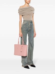 Calvin Klein logo-lettering tote bag - Roze
