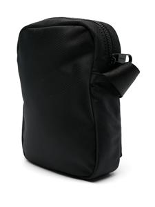 Calvin Klein logo-patch messenger bag - Zwart