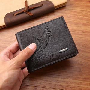 ValuabMee Folding Mens Short Wallet Horizontal Card Bag Fashion Card Holder  Men