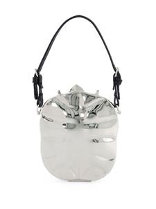 Giambattista Valli Esopo metalen clutch - Zilver