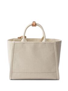 Prada large linen tote bag - Beige