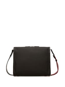 Bally Code canvas messenger bag - Zwart