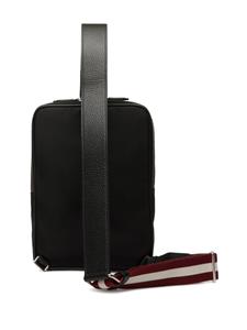 Bally Code canvas messenger bag - Zwart