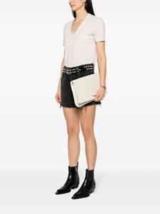 Zadig&Voltaire Rock Eternal grote clutch - Beige