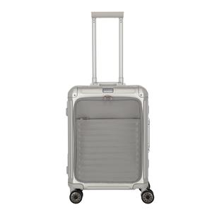 Travelite Next 2.0 Frontpocket handbagage koffer 55 cm silver