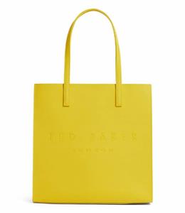 Ted Baker Croccon Shopper-Light yellow