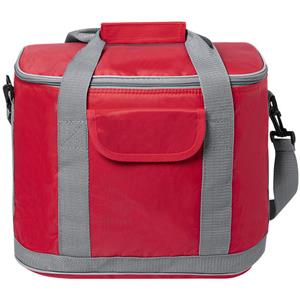 Merkloos Grote koeltas draagtas/schoudertas rood x 29 x 21 cm 22 liter -