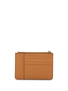 Lancel Leren pasjeshouder met logoprint - Bruin
