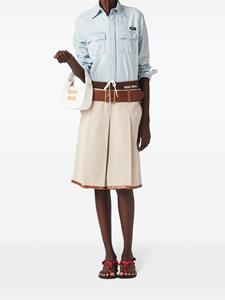 Miu Miu Wander gehaakte schoudertas - Wit