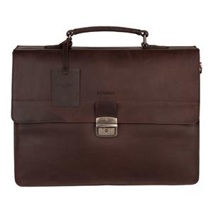 Burkely Vintage Dean briefcase-Brown