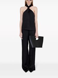 ANINE BING Mogeh leren shopper - Zwart