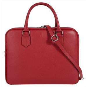 Cluty Aktetas echt leer, made in italy