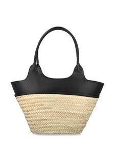 A.P.C. Tanger raffia tote bag - Zwart