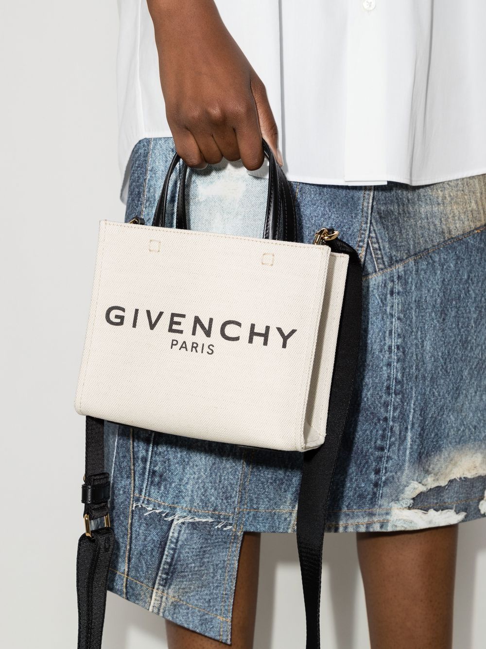 Givenchy Shopper met logoprint - Beige