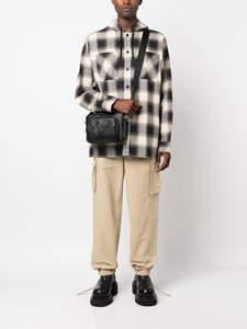 FENDI Shadow leren cameratas - Zwart