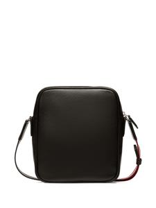 Bally Code leren messengertas - Zwart