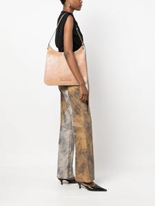 Acne Studios Platt schoudertas met gebarsten-effect - Beige