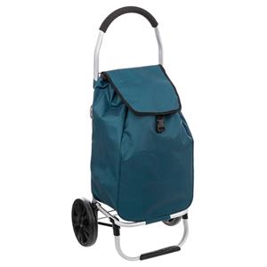 5five Boodschappen trolley tas met wielen - 51 liter - blauw - x x cm - Het topmodel trolley -