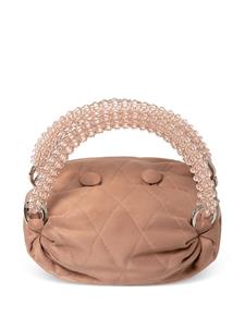 0711 Tiny Nino quilted tote bag - Roze