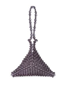 0711 Ava beaded tote bag - Blauw
