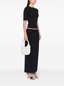 Courrèges Holy leather tote bag - Wit