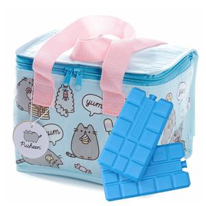 Puckator Kleine lunch koeltas met 2x koelelement - Pusheen de kat - 4,4 liter -