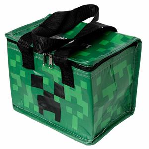 Puckator Kleine lunch koeltas - Minecraft print - 21 x 15 x 14 cm - 4,4 liter -