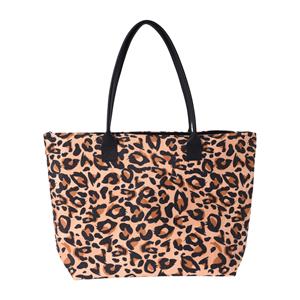 Trendoz Koeltas strandtas - luipaard print - 8 liter - 47 x 32 cm - polyester -