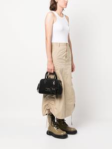 Versace Jeans Couture Leren schoudertas - Zwart